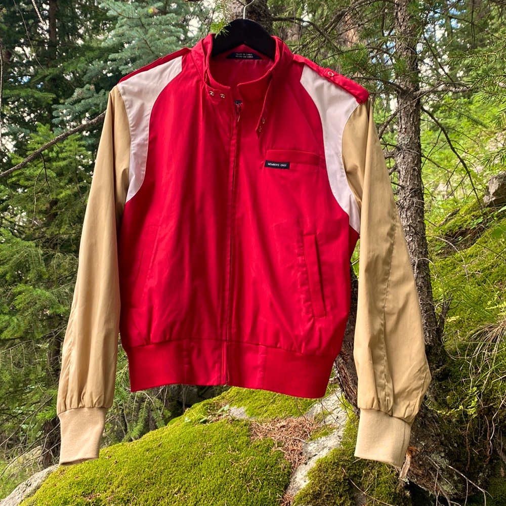 Unique Members Only tri tone jacket